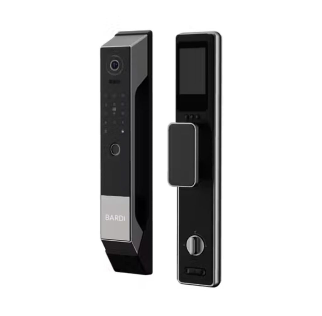 smart doorlock terbaru dari bardi dengan fitur face recognition tersedia di radiana cctv
